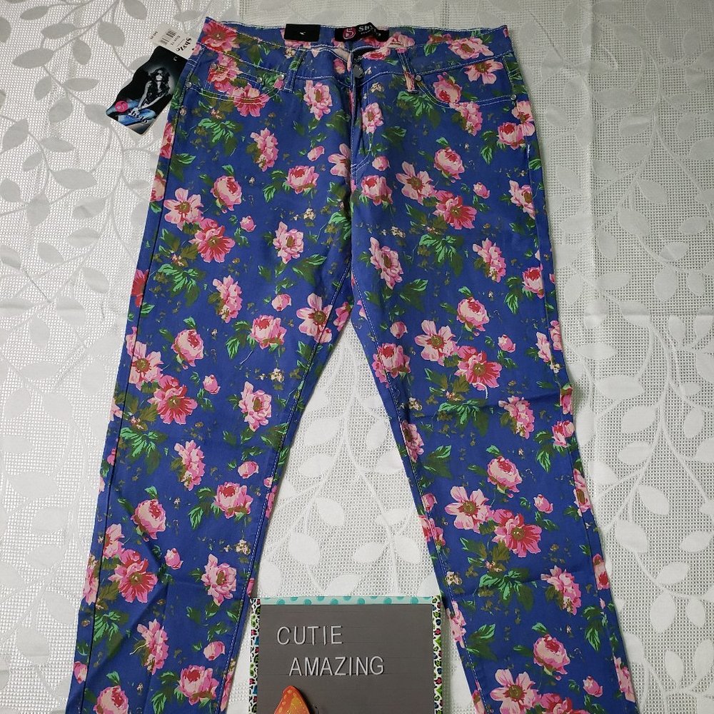 Floral Jeans